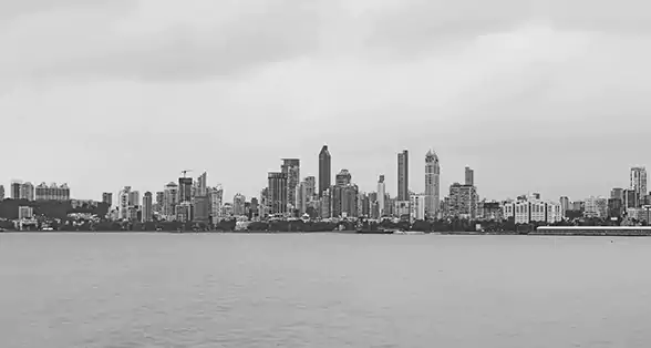 Mumbai skyline at dusk